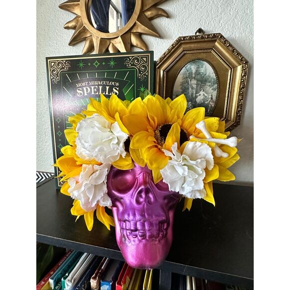 Handmade | Accessories | Dia De Los Muertos Floral Headpiece Handmade ...